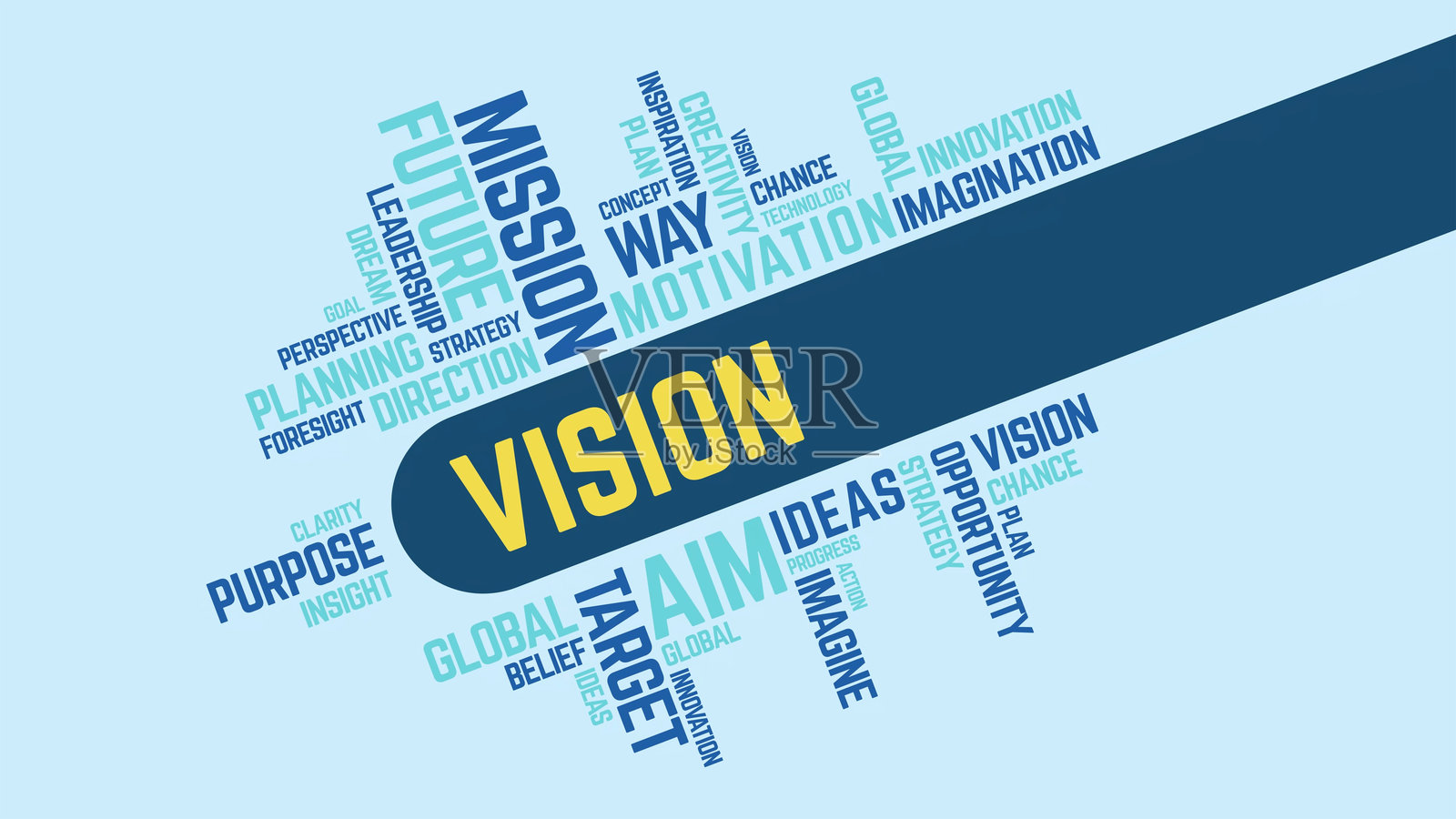 未来的战略规划插画图片素材