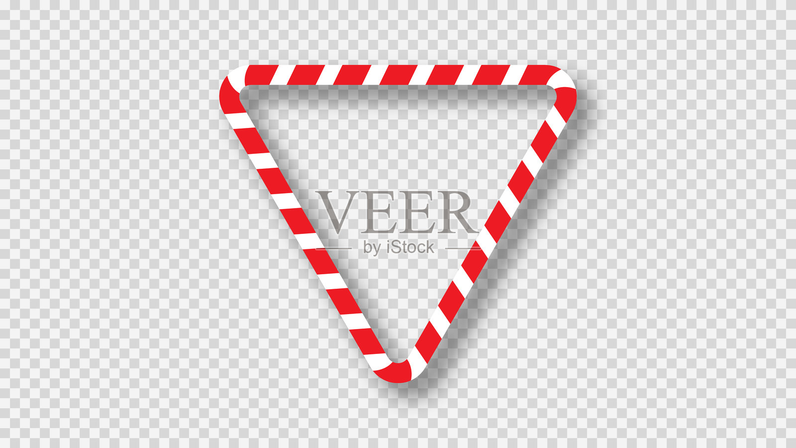 圣诞糖果手杖框架插画图片素材