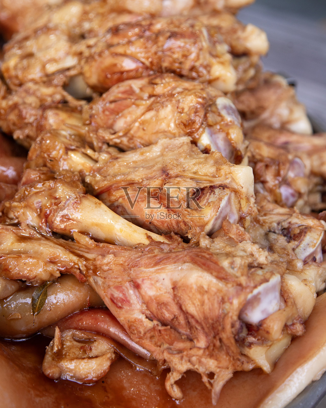 墨西哥城街头小吃摊提供著名的猪肉卡尼塔斯塔可。照片摄影图片