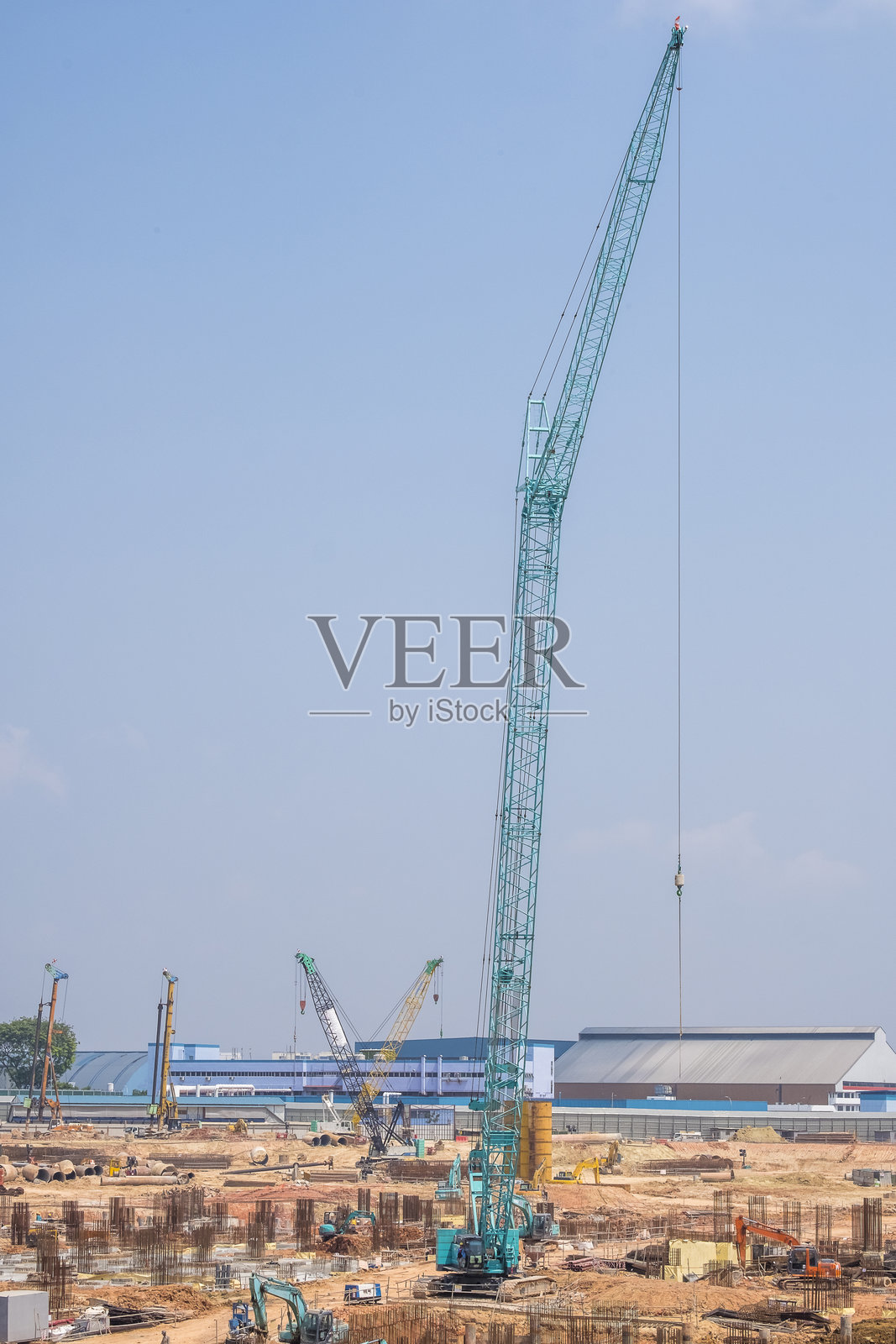 建筑起重机设备和机械照片摄影图片