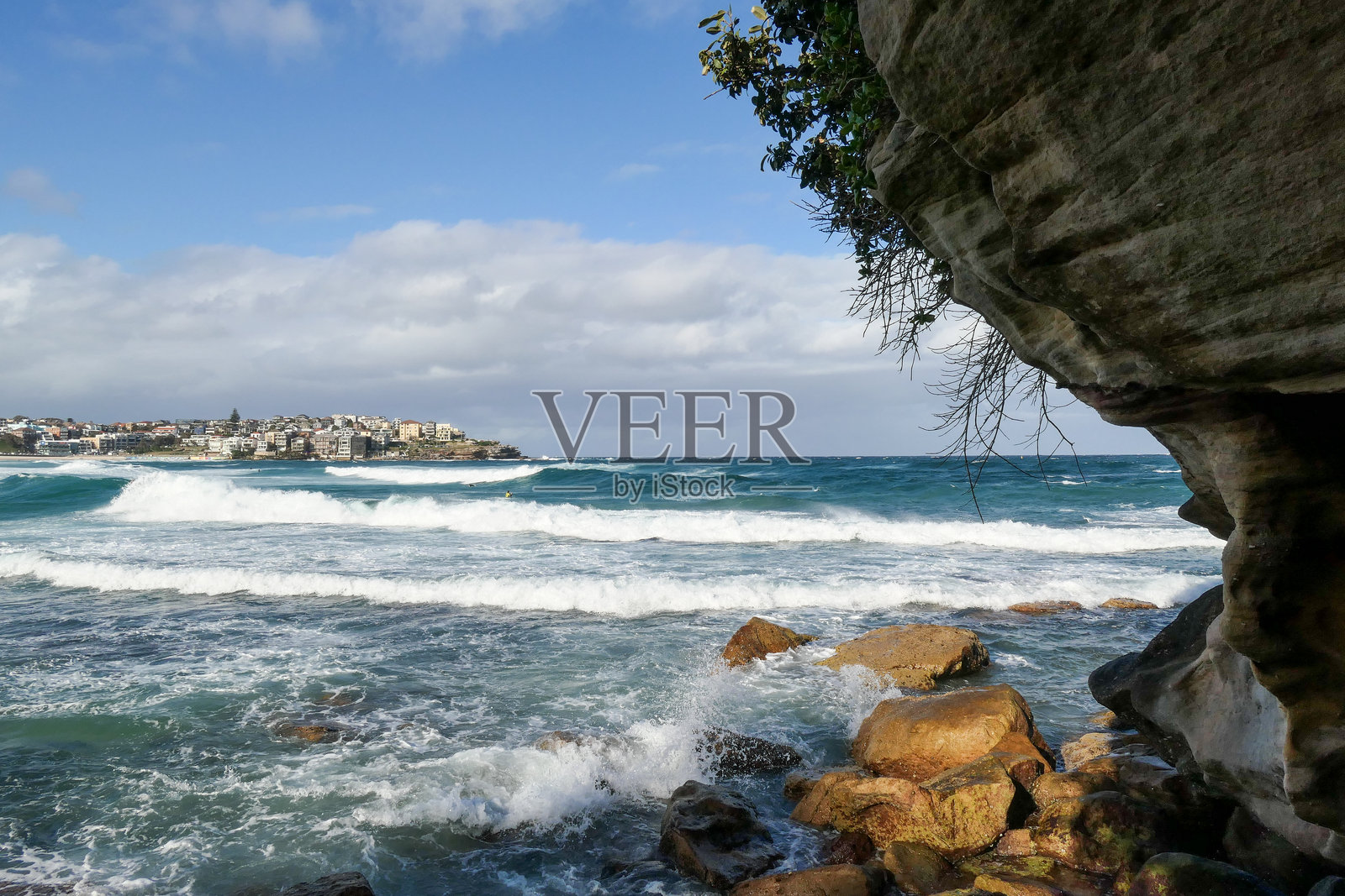 邦迪冬季岬角照片摄影图片