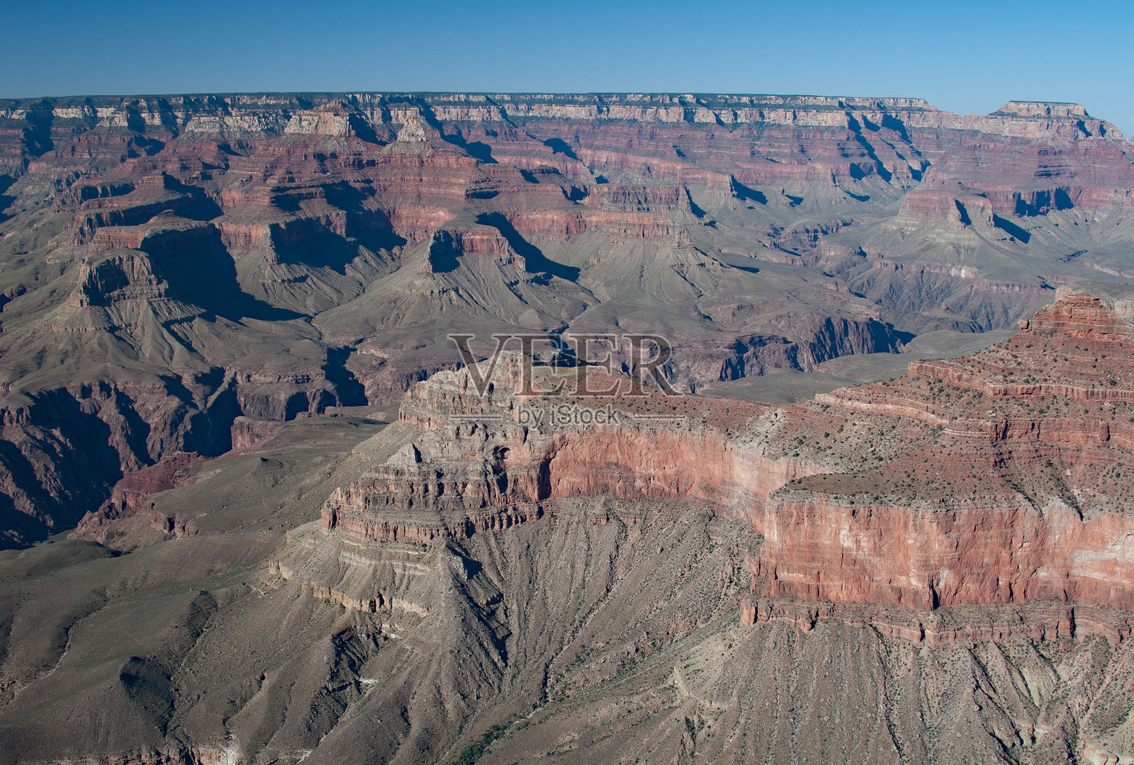大峡谷国家公园南缘夏日午后。照片摄影图片
