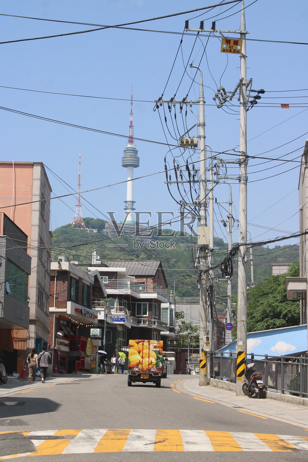 首尔塔街照片摄影图片