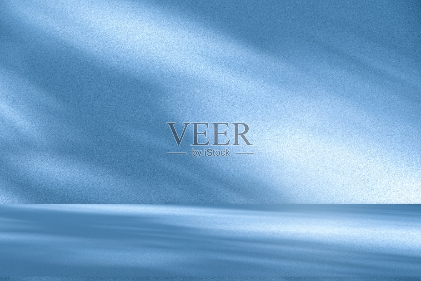 墙壁内部背景，工作室和背景显示产品。带阴影的窗户颜色白色和蓝色的光。文本插入和产品展示的背景照片摄影图片