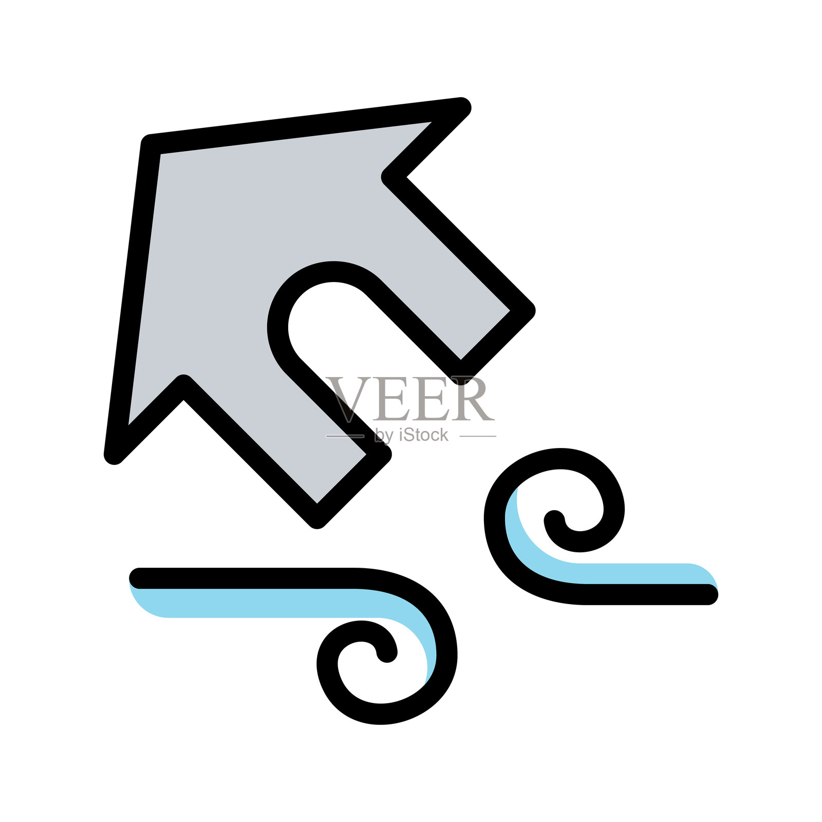 风暴图标插画图片素材