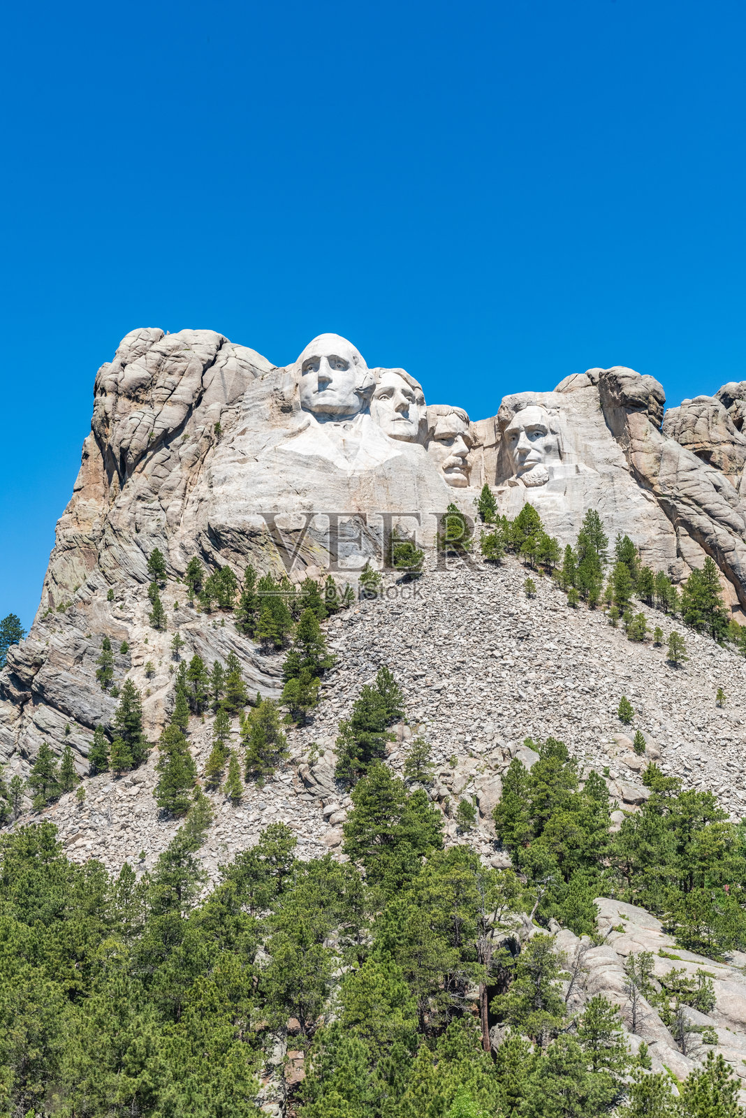 美国南达科他州黑山的拉什莫尔山照片摄影图片