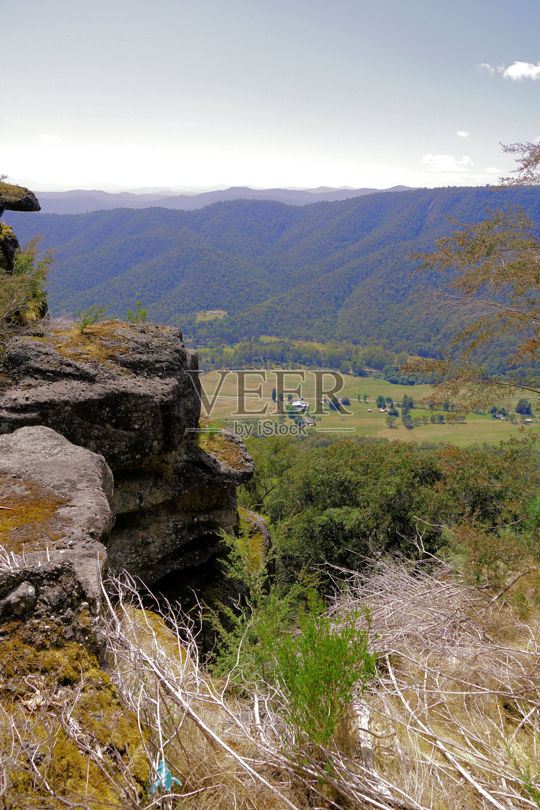 惠特菲尔德，权力瞭望，维多利亚州高地，澳大利亚照片摄影图片