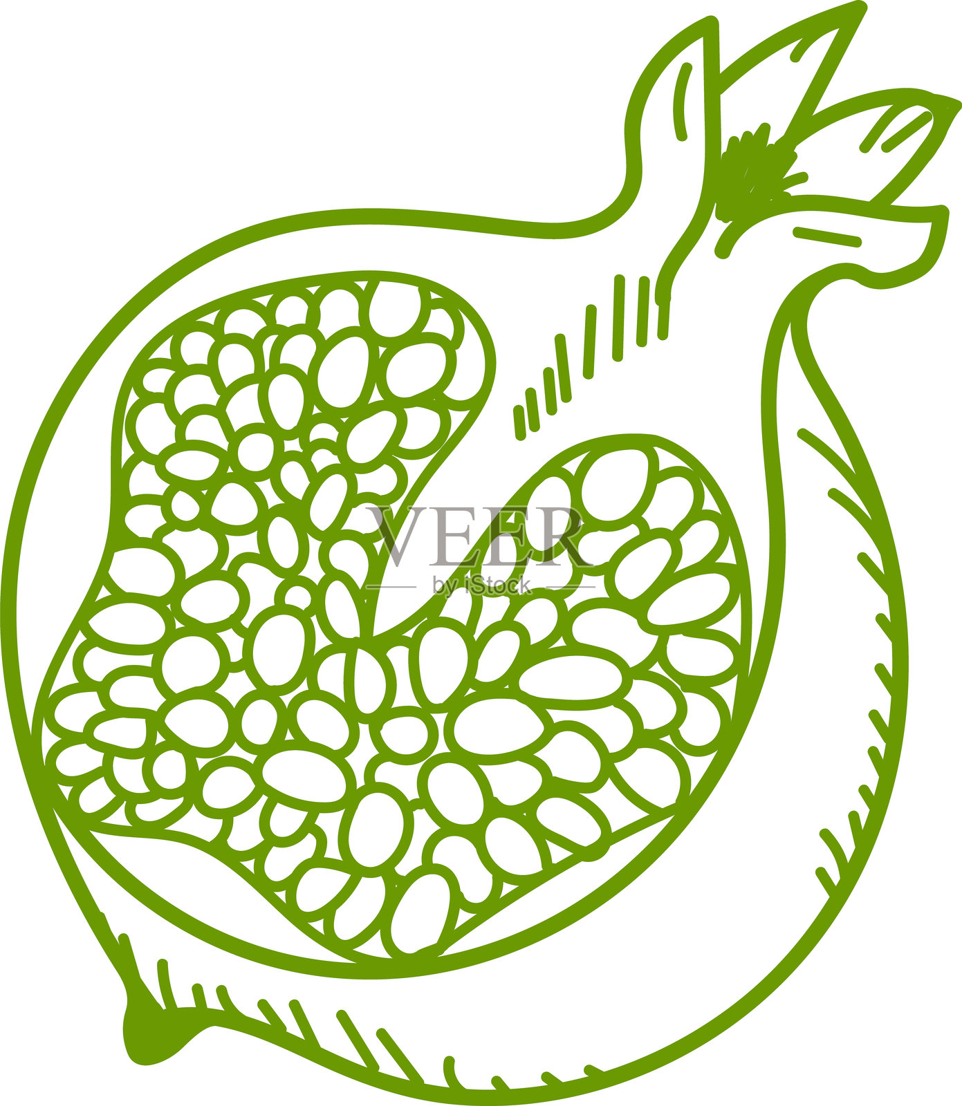 有机农场新鲜水果和蔬菜健康食品插画图片素材