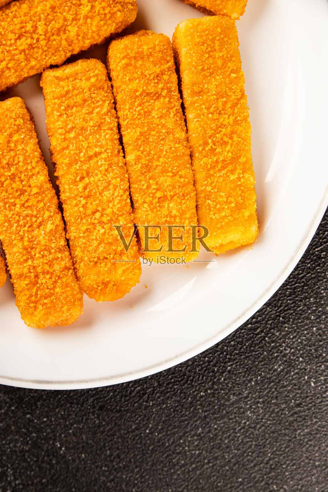 鱼条海鲜鱼肉末第二道菜美味小吃新鲜美味的美食背景在桌子上乡村风格的食物俯视图留白适合吃鱼的人饮食照片摄影图片