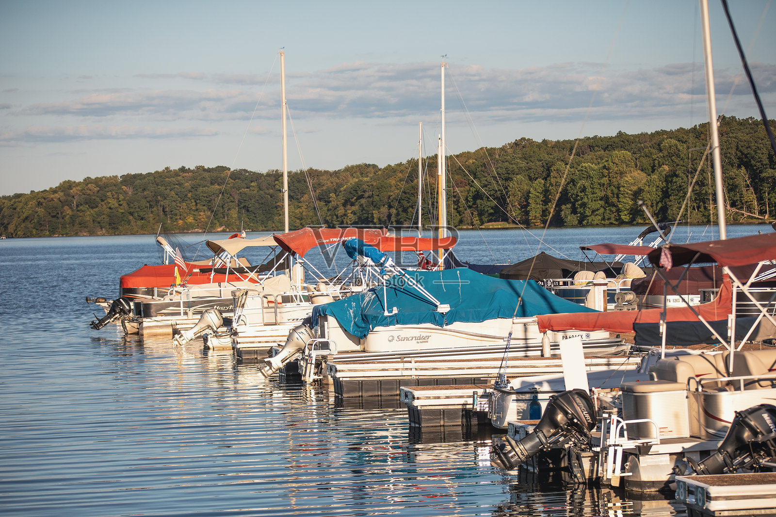 诺卡米克森州立公园的码头照片摄影图片