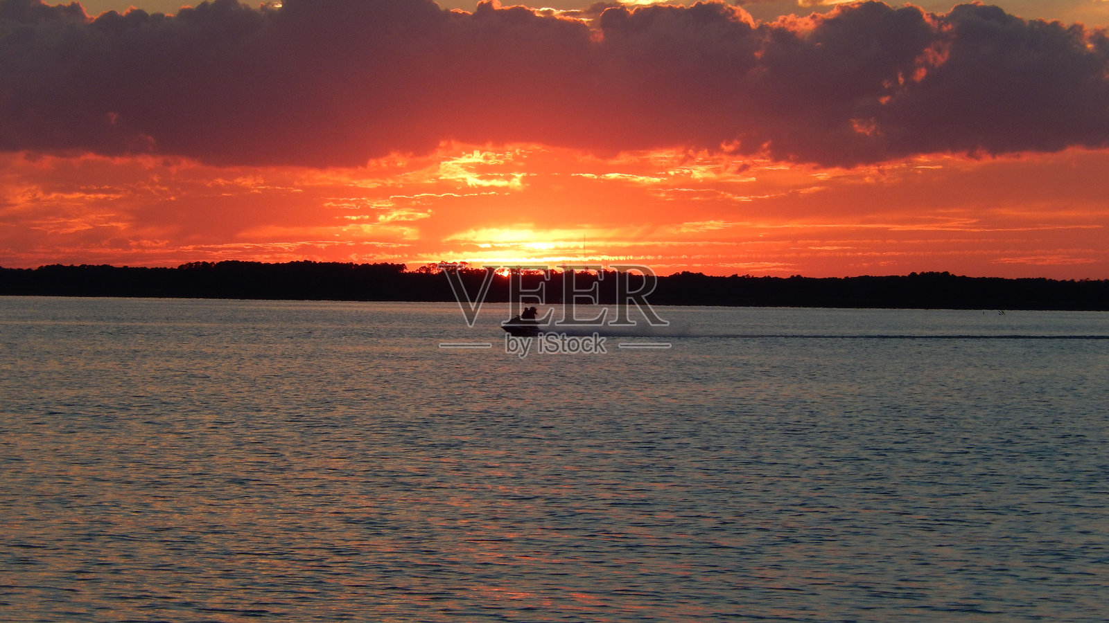 弗吉尼亚海滩的日落照片摄影图片