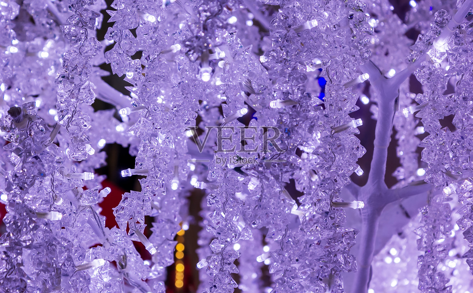 欧洲购物中心的新年装饰照片摄影图片