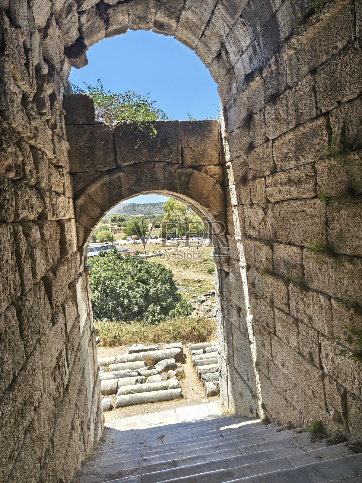 土耳其米利都的圆形剧场照片摄影图片