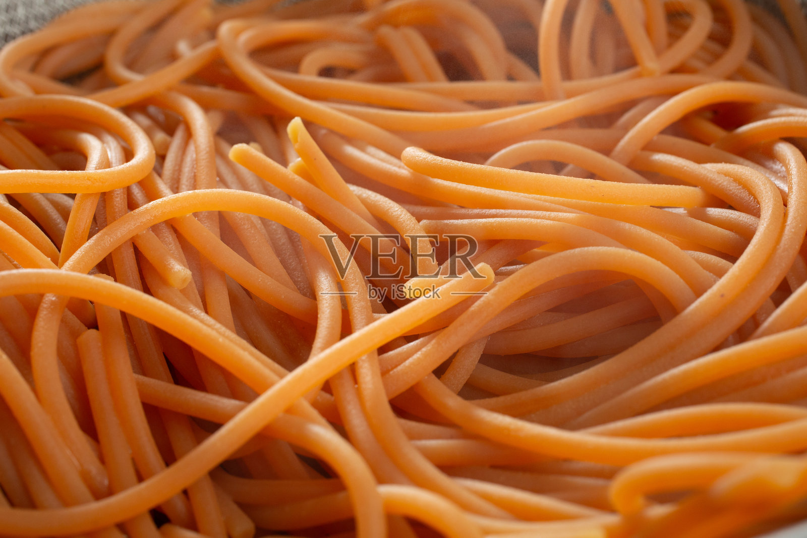 煮熟的扁豆意大利面照片摄影图片