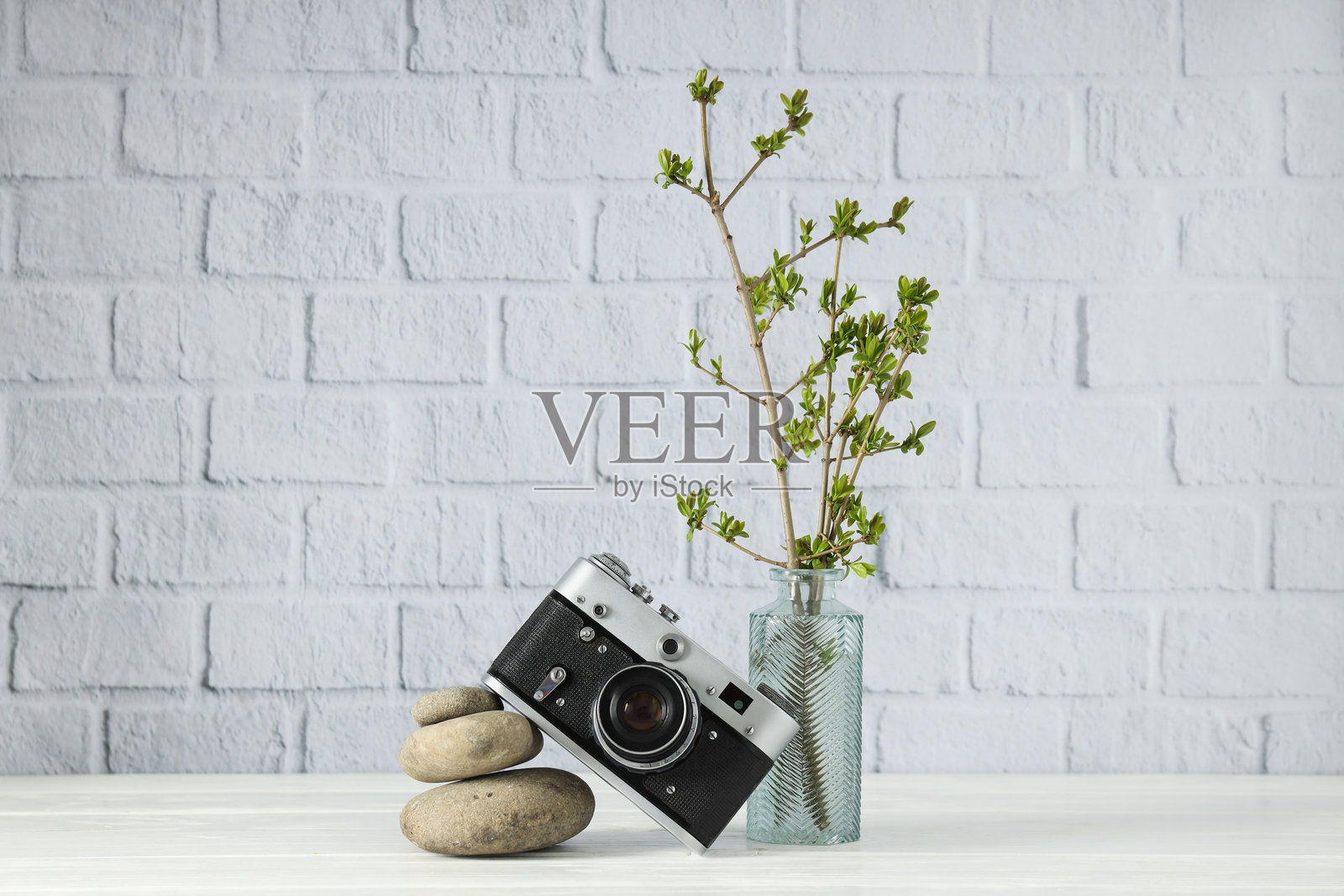 休闲概念与复古相机的摄影爱好照片摄影图片