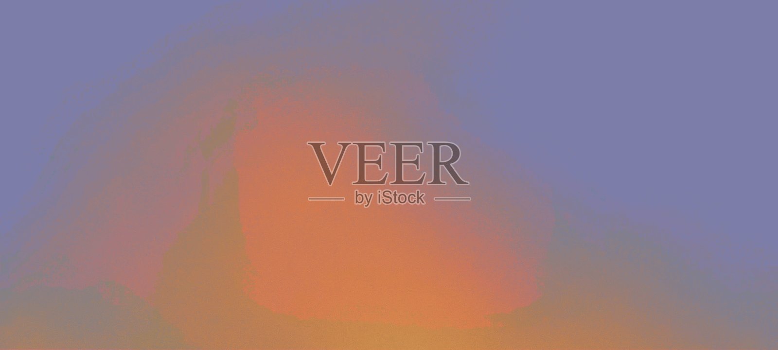 抽象渐变光辉 - 紫色、橙色和黄色的色彩过渡照片摄影图片