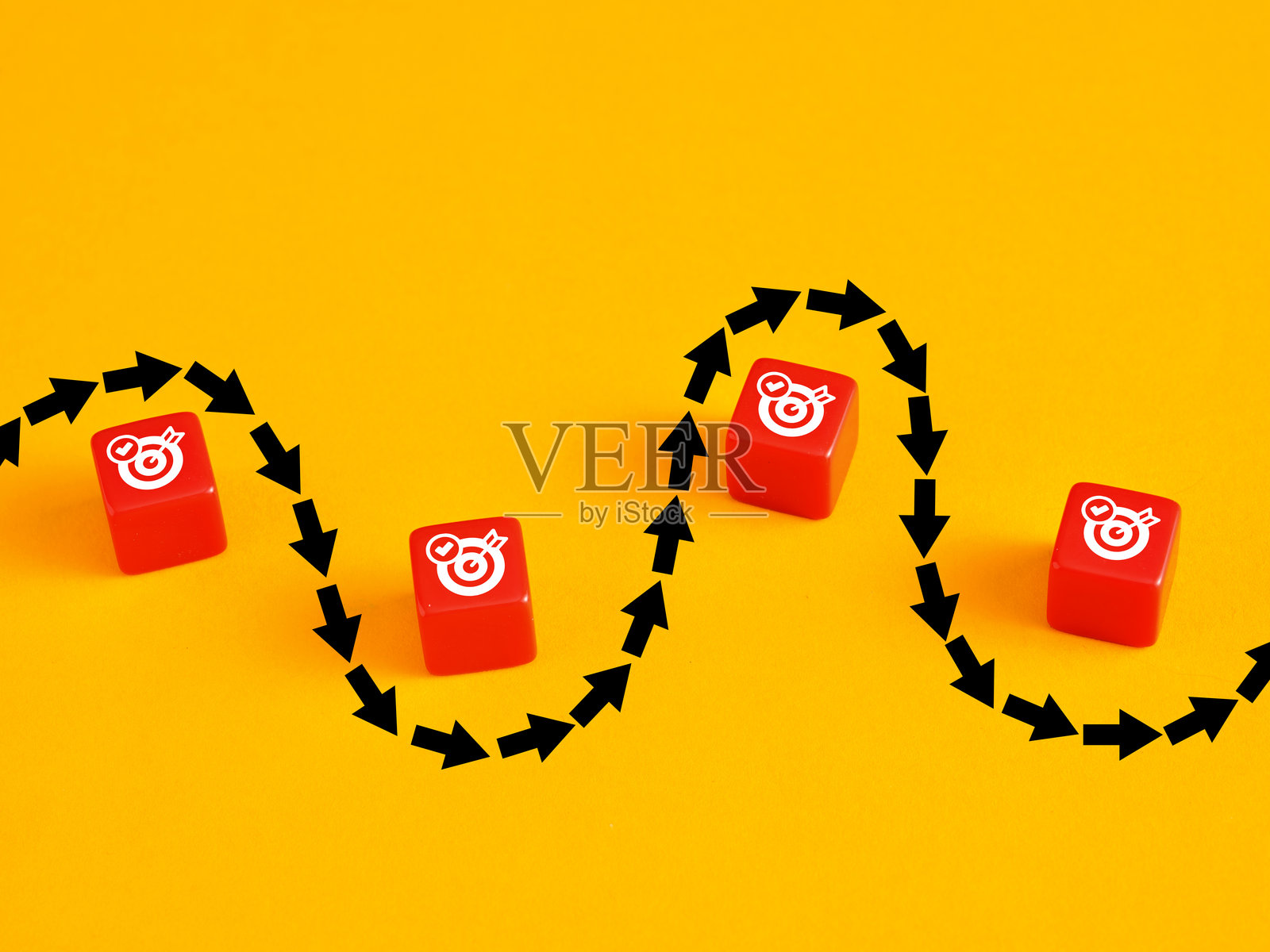 实现或完成商业目标。达成或实现目标，或实现目的。目标完成。照片摄影图片