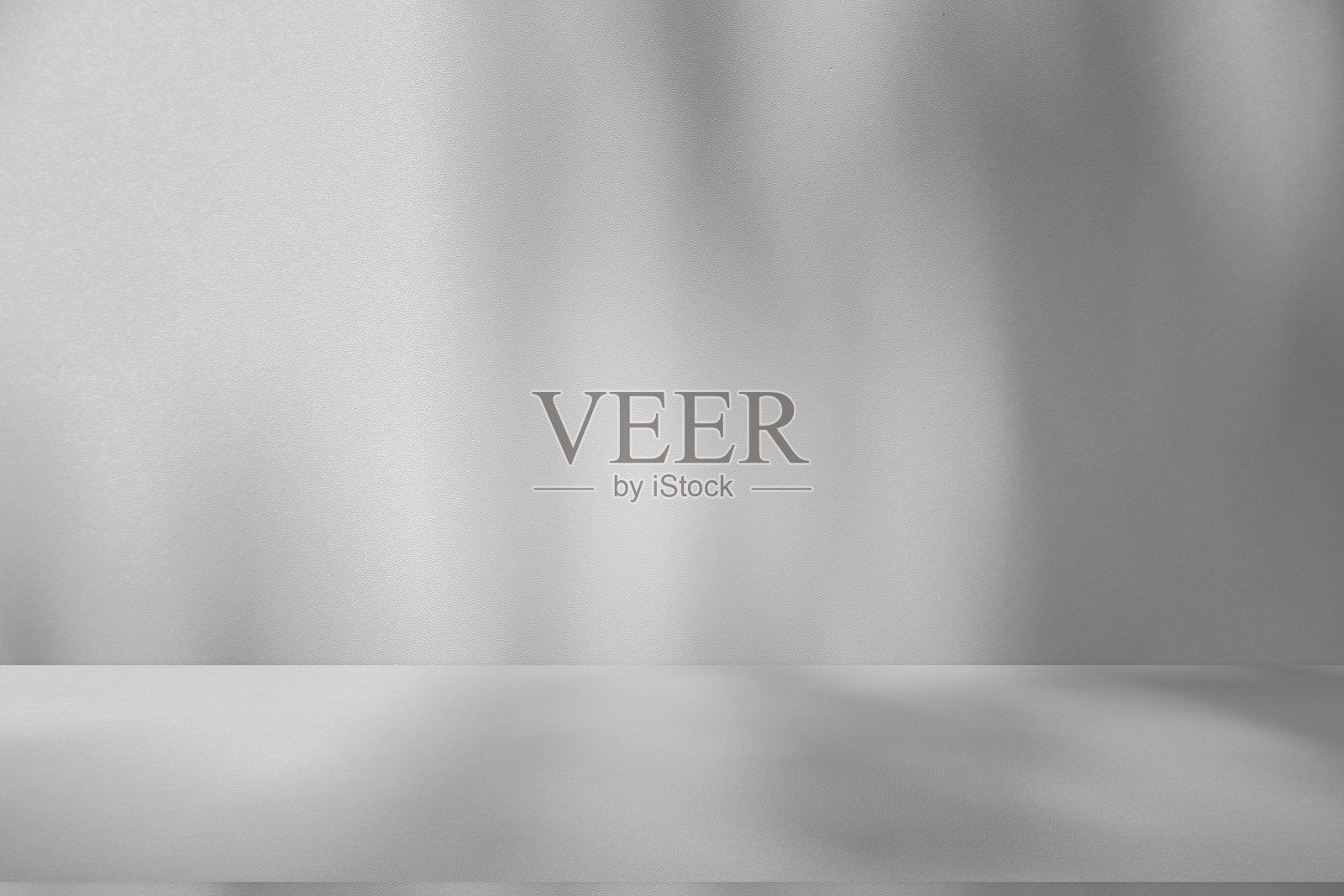 墙面室内背景，工作室和背景展示产品，窗户投射的白色阴影。适合文本插入和产品展示的背景。照片摄影图片