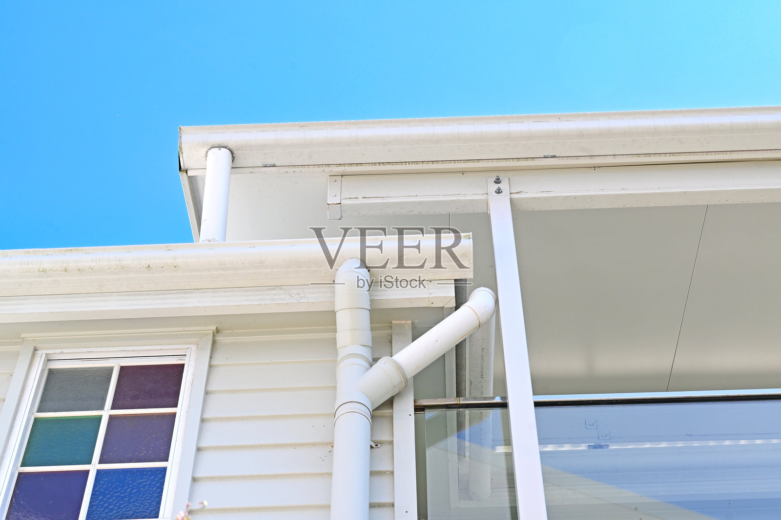 房屋屋顶和屋檐照片摄影图片