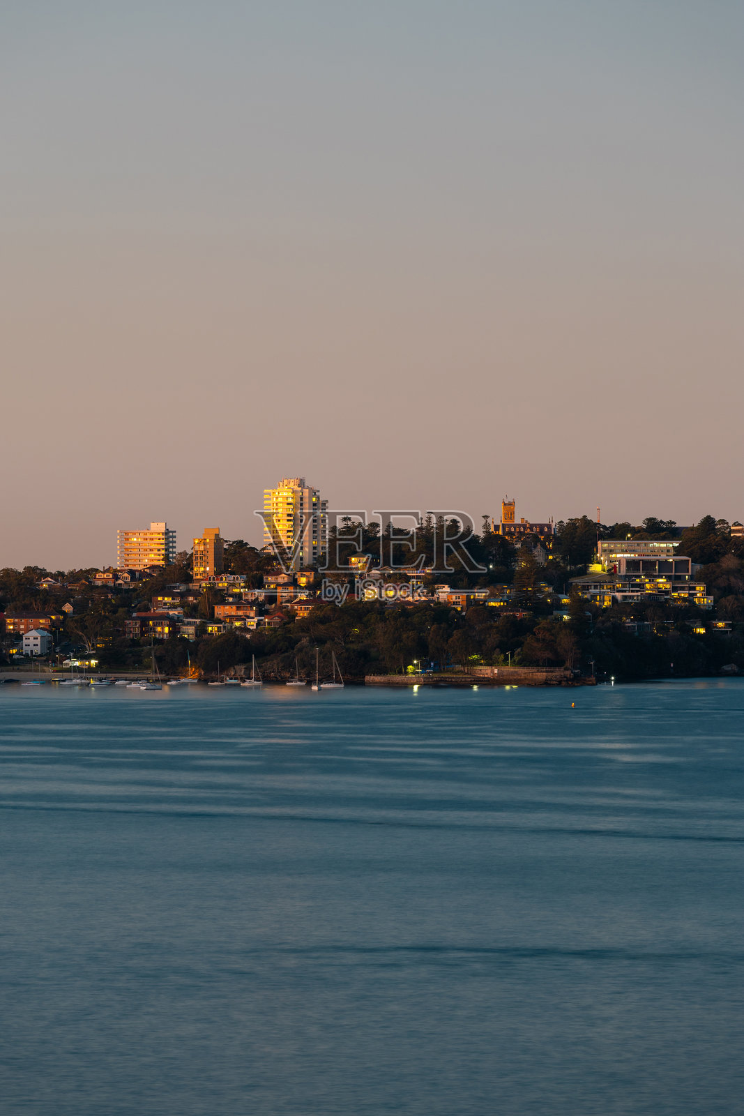 悉尼港海岸线照片摄影图片