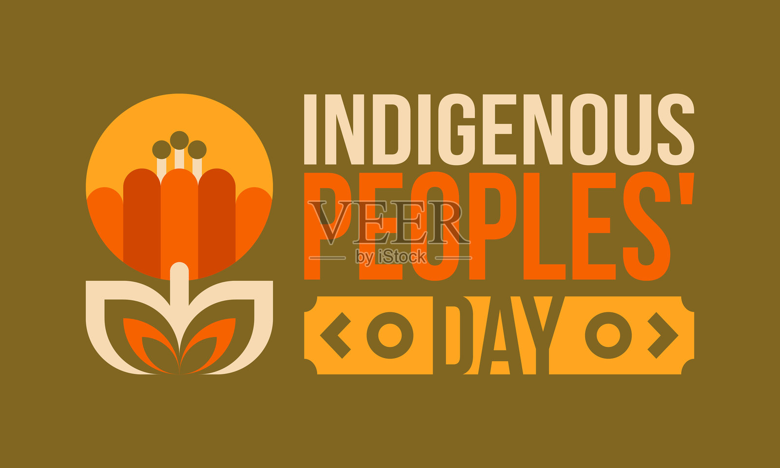 土著人民日。美洲原住民日。美洲印第安文化。遗产月。在美国每年庆祝。传统图案。海报、卡片、横幅和背景。矢量插图。插画图片素材