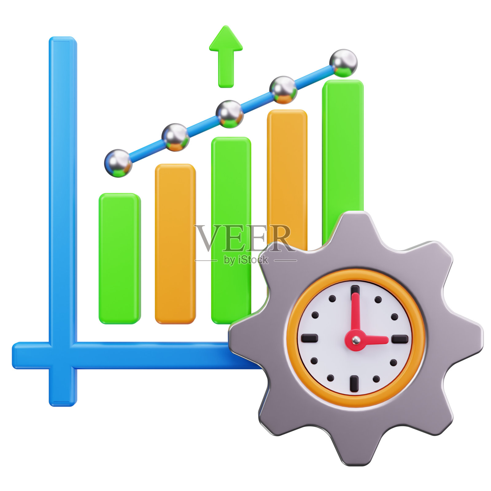 分析生产力与增长照片摄影图片