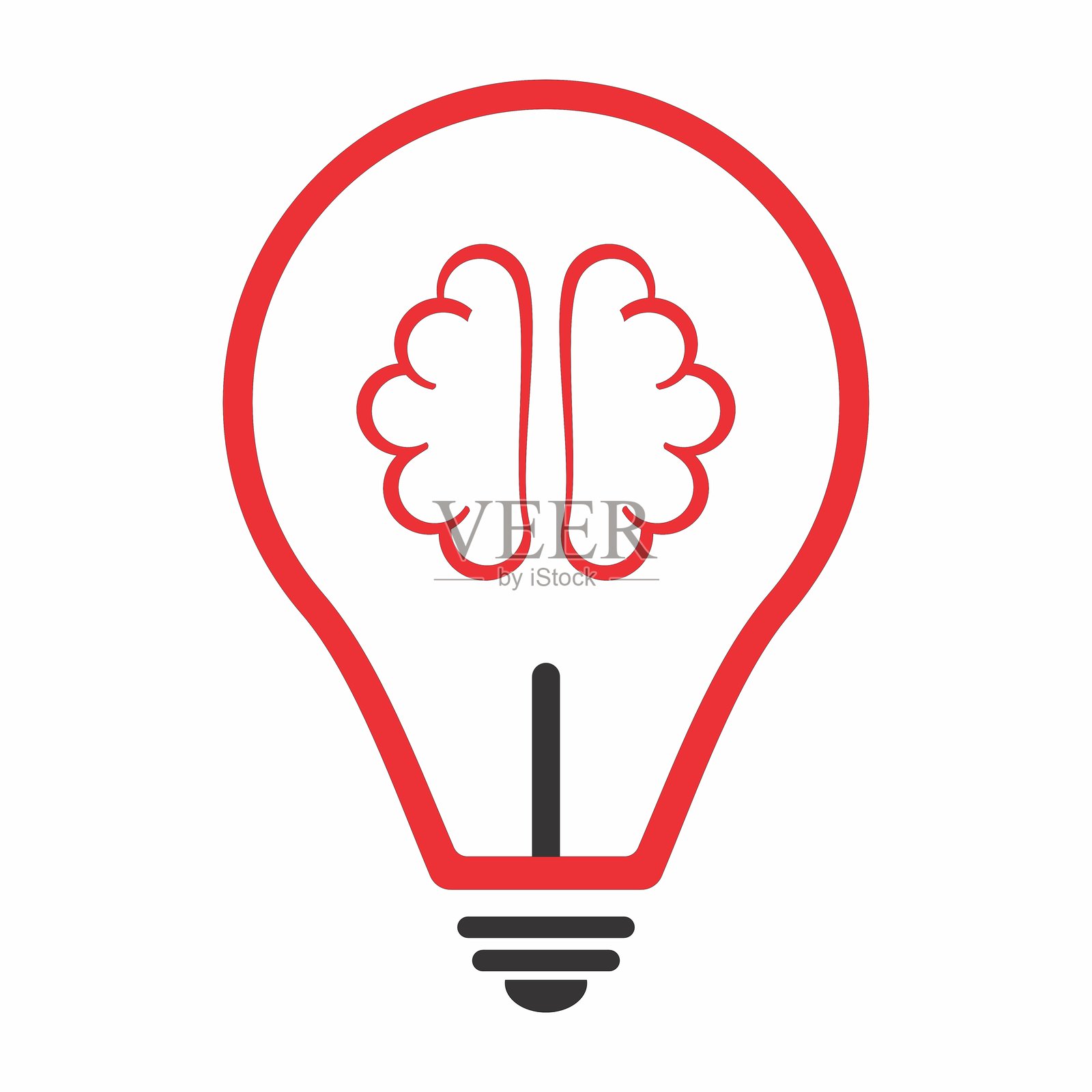 地球灯泡logo的插图矢量图形插画图片素材