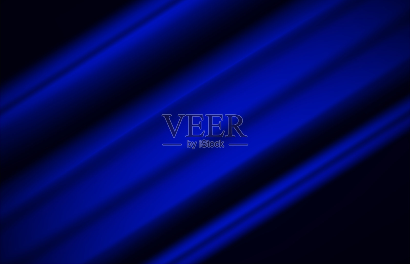 抽象深蓝色背景，带有对角线流动线条和平滑渐变折叠效果，适用于优雅现代数字艺术、奢华设计、未来概念和时尚视觉项目插画图片素材