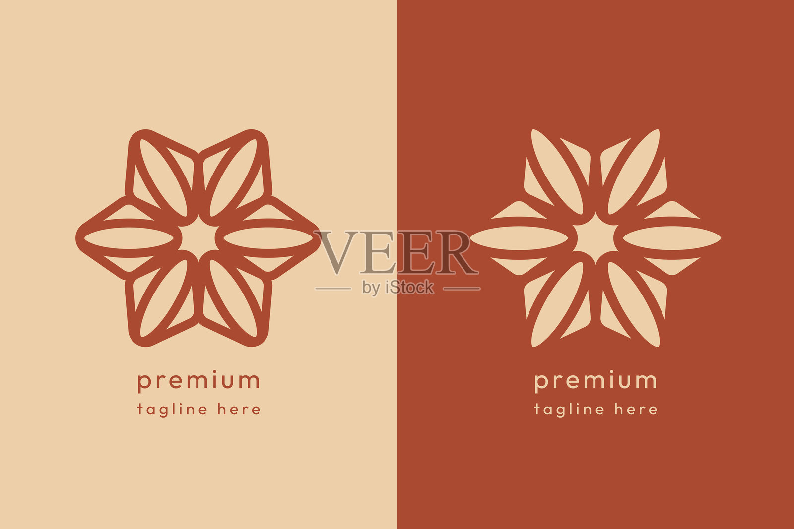 公司标志和符号设计插画图片素材