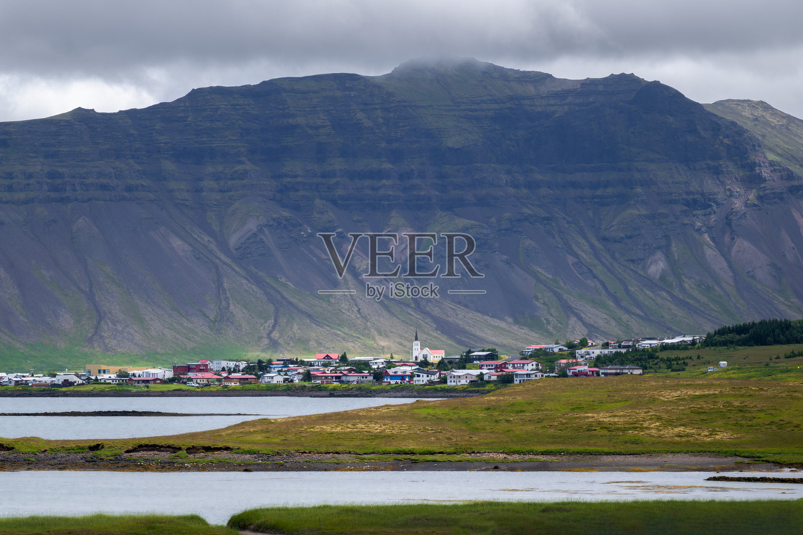 冰岛村庄照片摄影图片