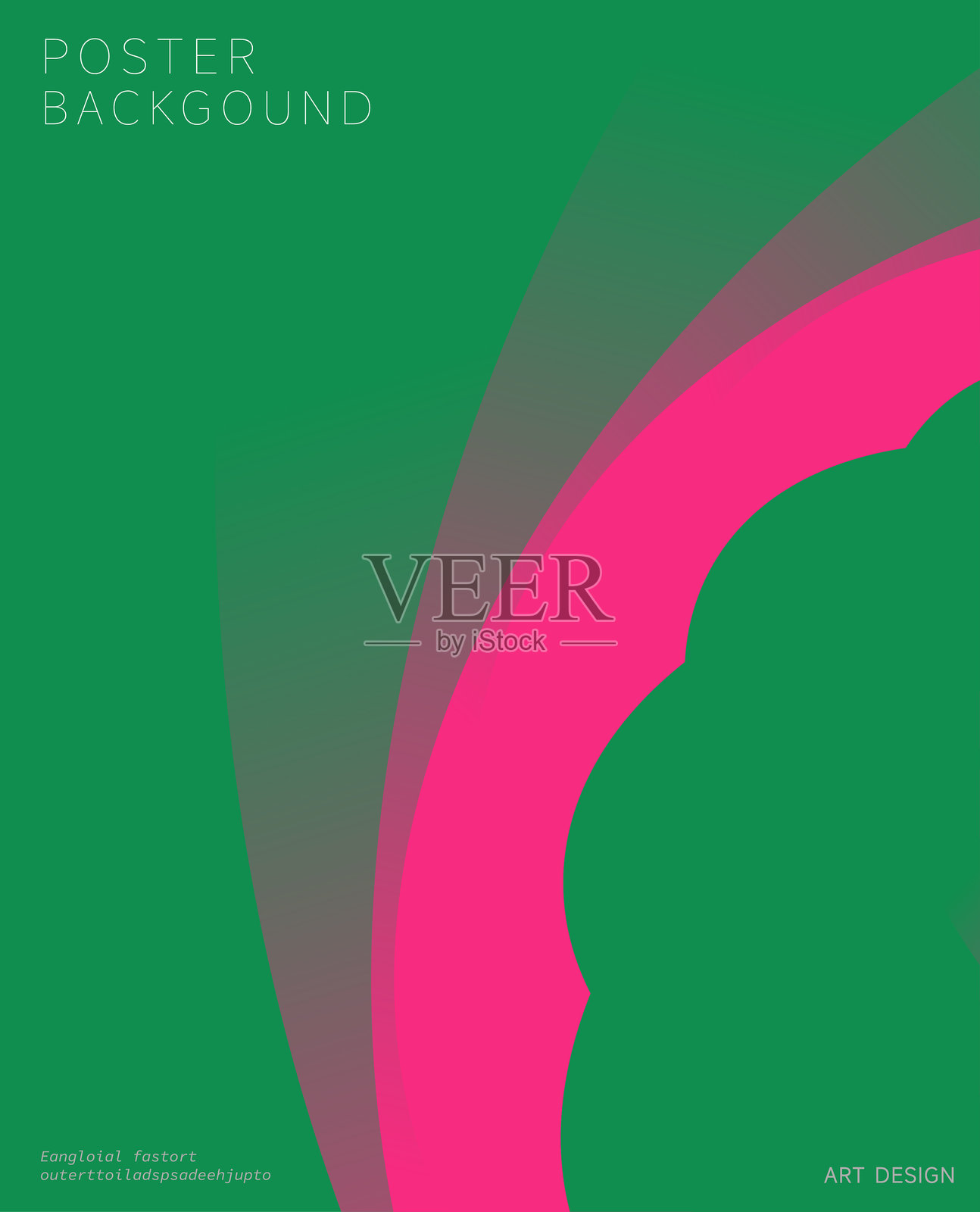 紫色绿色极简运动曲线条纹渐变风格海报背景插画图片素材