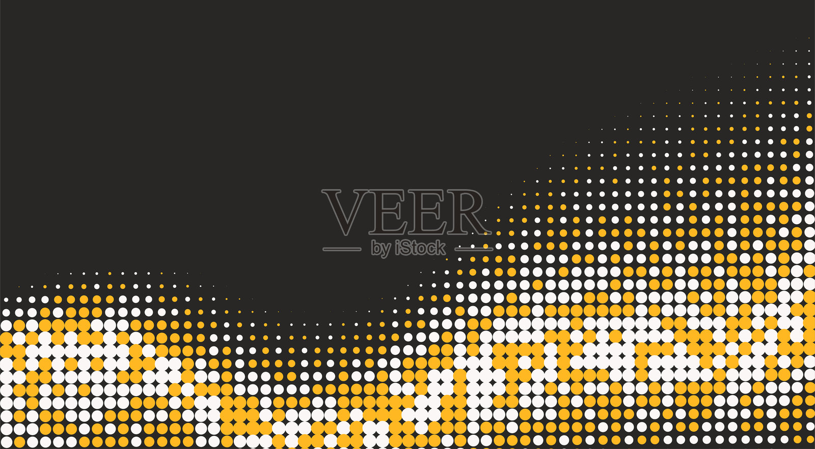 时尚的半色调彩色点辐射纹理设计背景插画图片素材