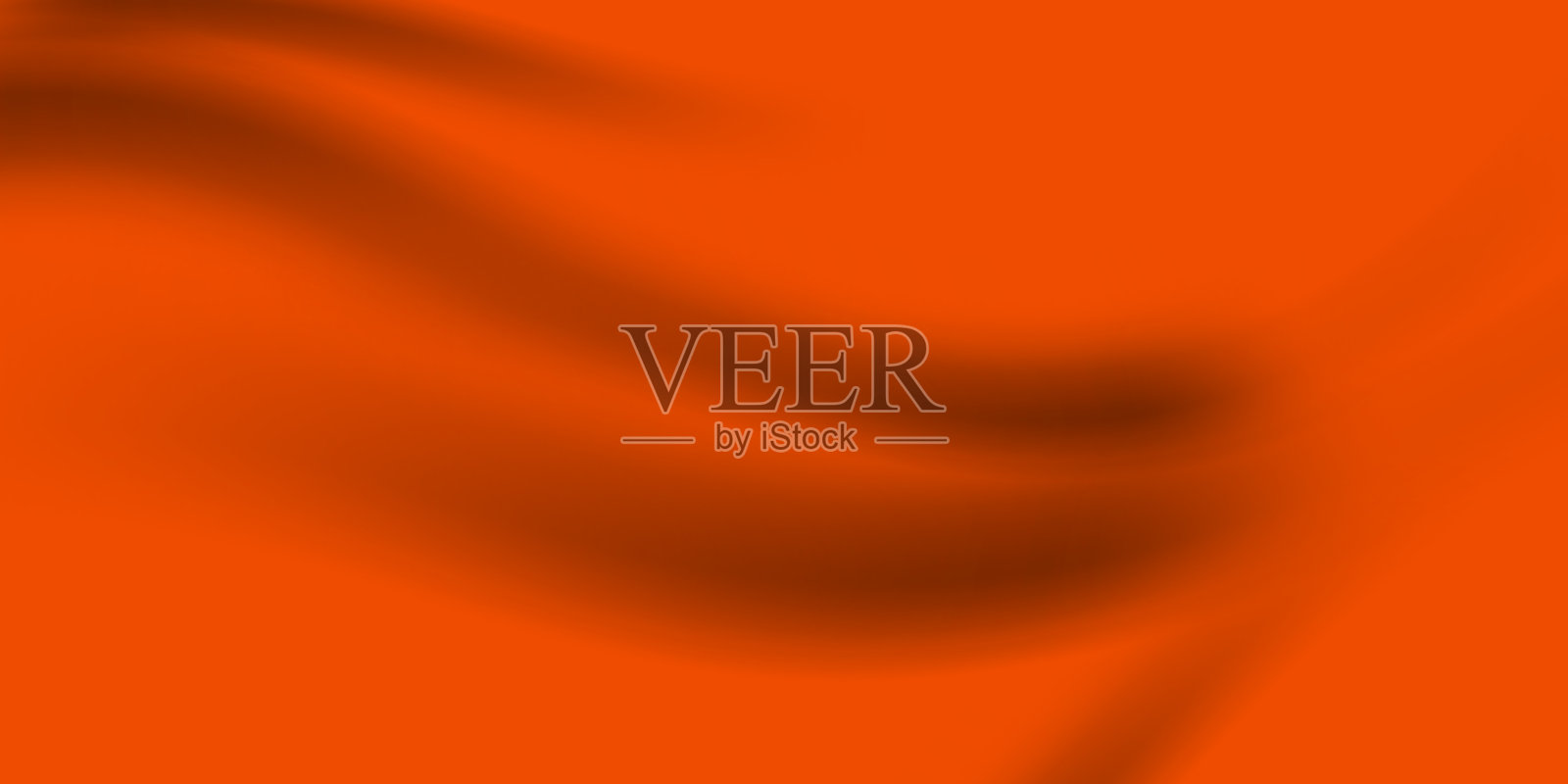 丝绸橙色背景。抽象矢量图案，留白空间。液态波纹质感，光滑的帷幕壁纸。婚礼面料，缎子。波浪设计适用于横幅、卡片、明信片、背景。插画图片素材