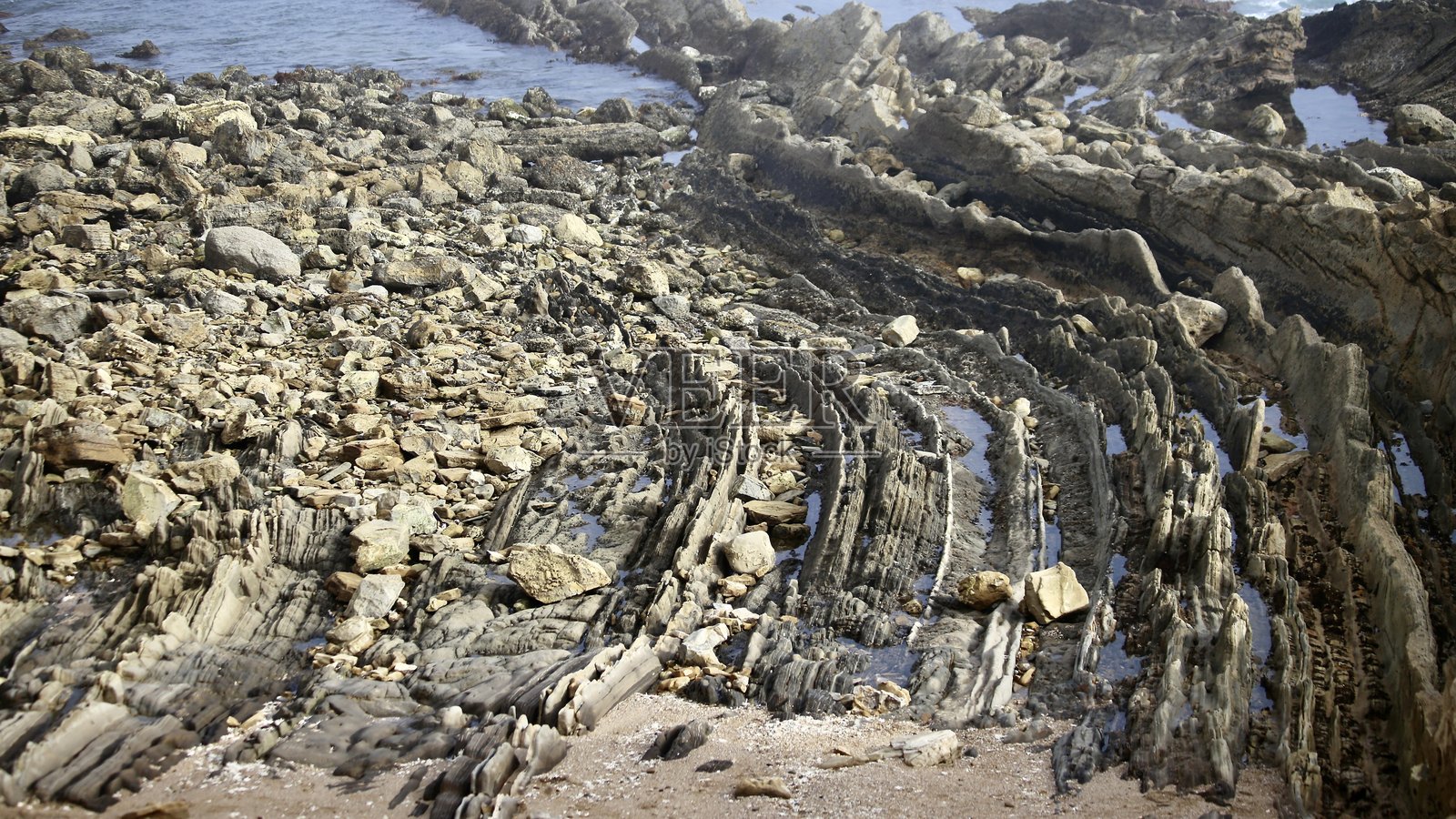 岩石与海洋相遇照片摄影图片