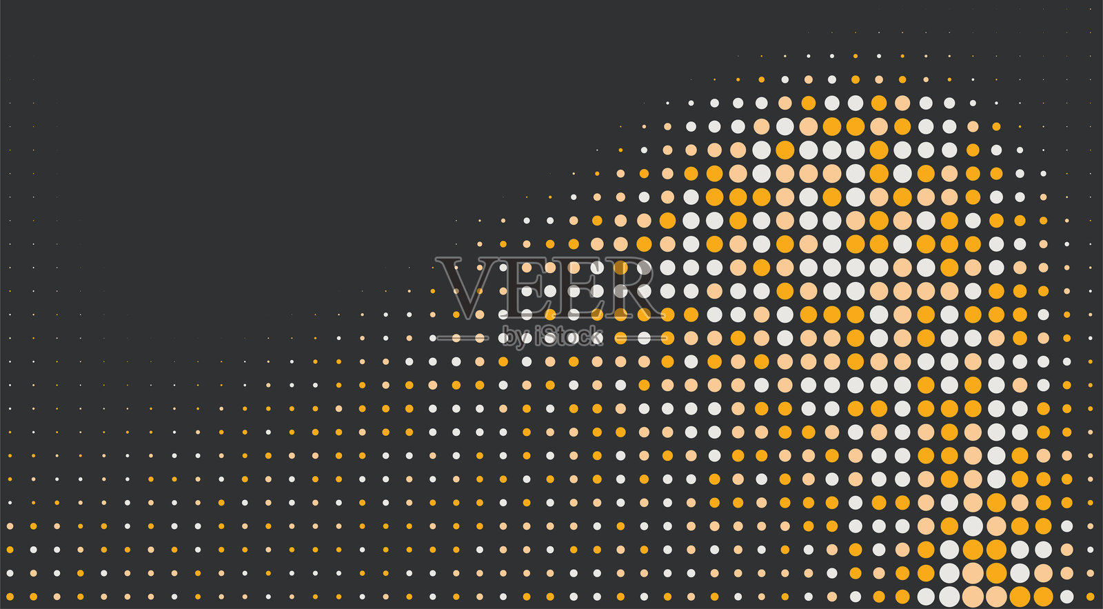 时尚模板颜色半色调点纹理辐射设计封面背景插画图片素材