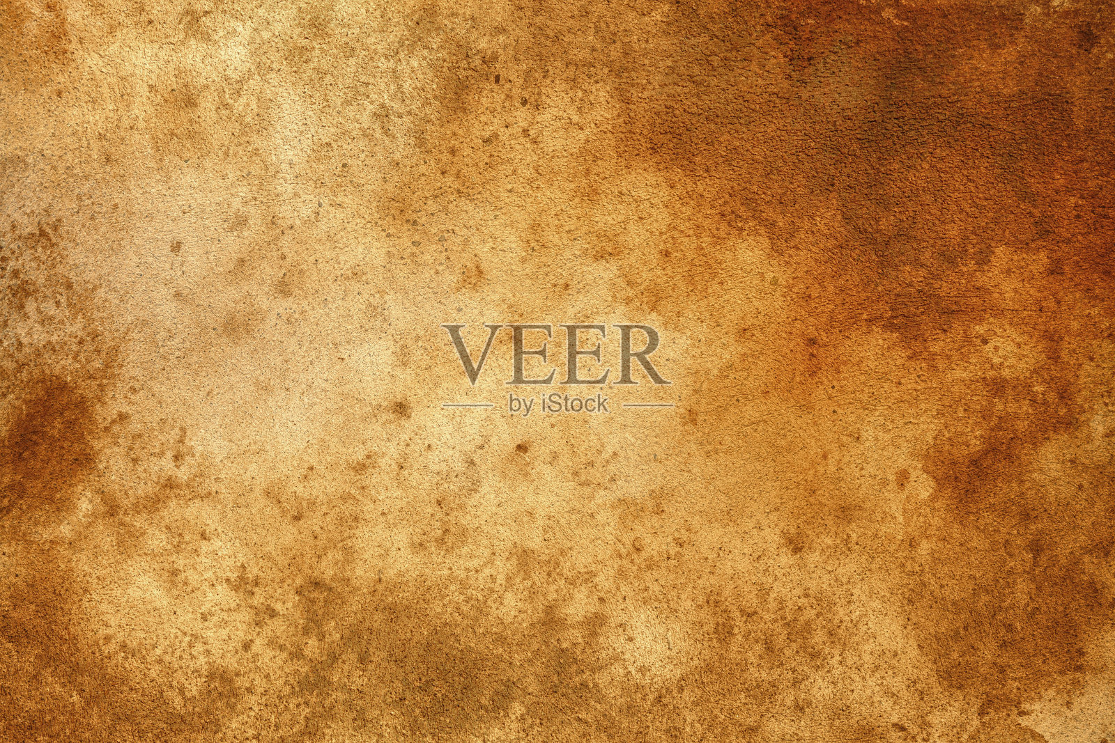 温暖的棕色磨损纹理，带有老化的铜绿，适合复古设计和古董美学的乡村背景照片摄影图片