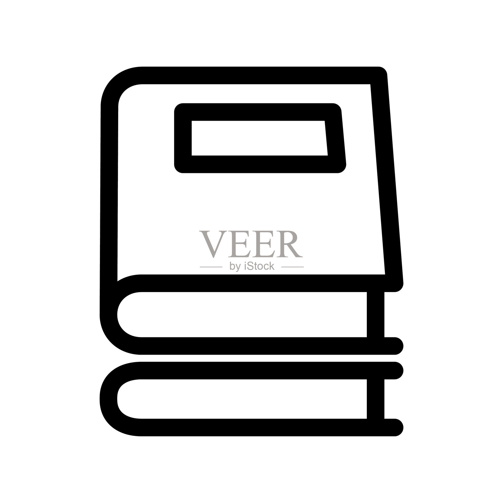 书籍图标设计模板插画图片素材