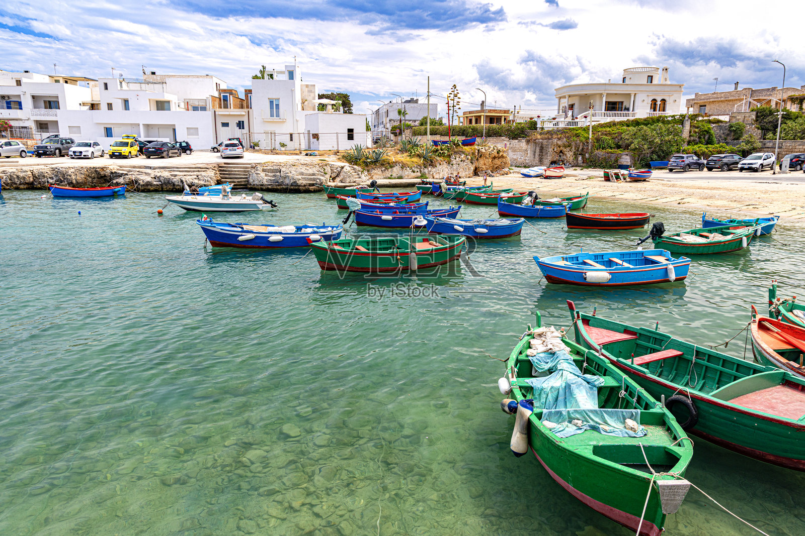 意大利南部普利亚大区的波利尼亚诺·阿马雷照片摄影图片