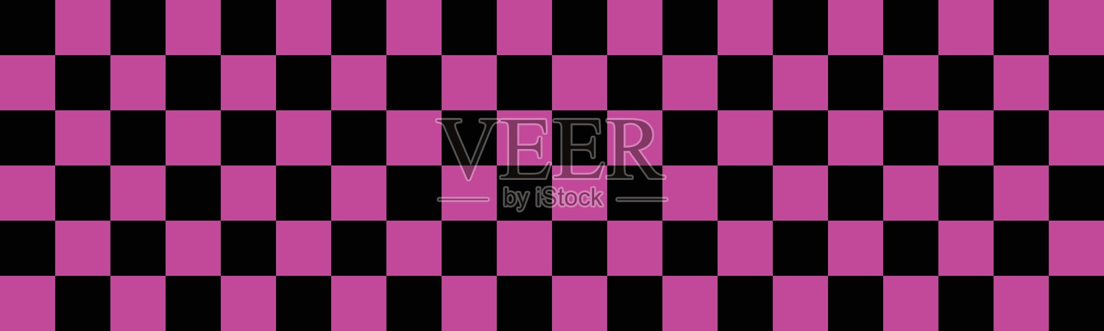 无缝的紫色和黑色棋盘几何图案，适合前卫街头服饰和大胆的图形设计插画图片素材