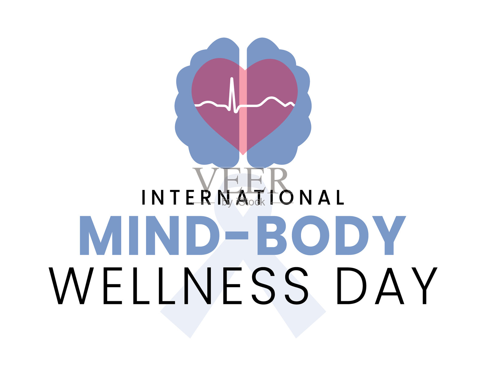 国际身心健康日插画图片素材