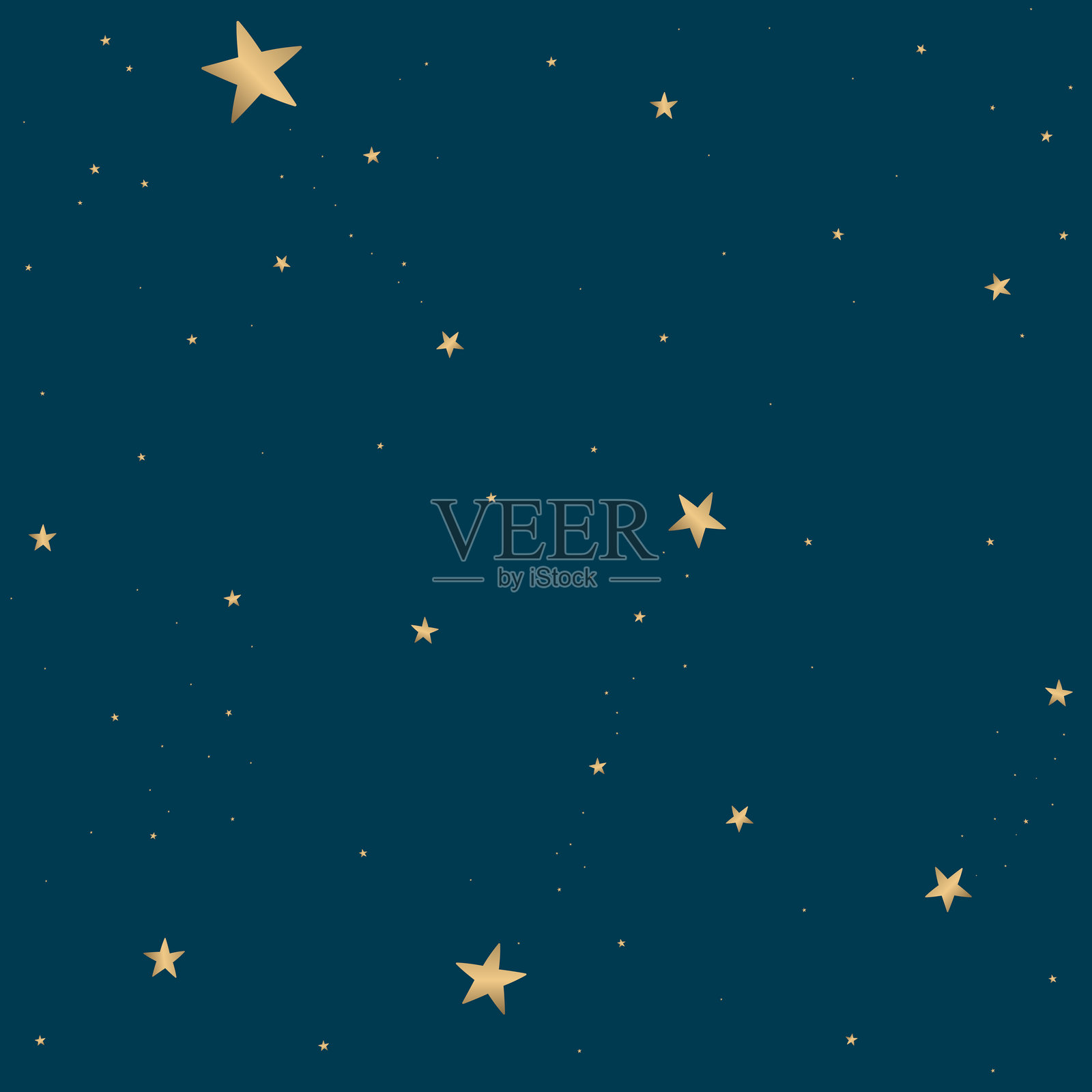 星空无缝背景插画图片素材