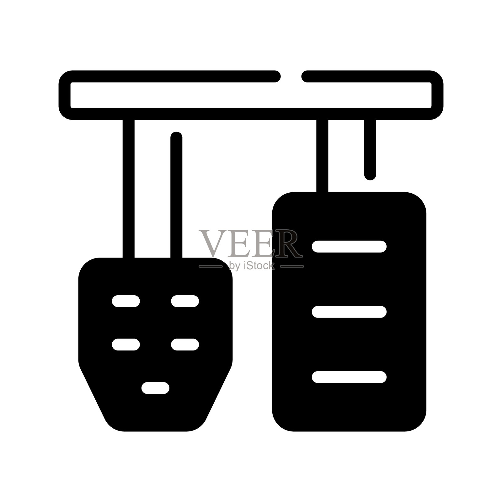 汽车踏板插画图片素材