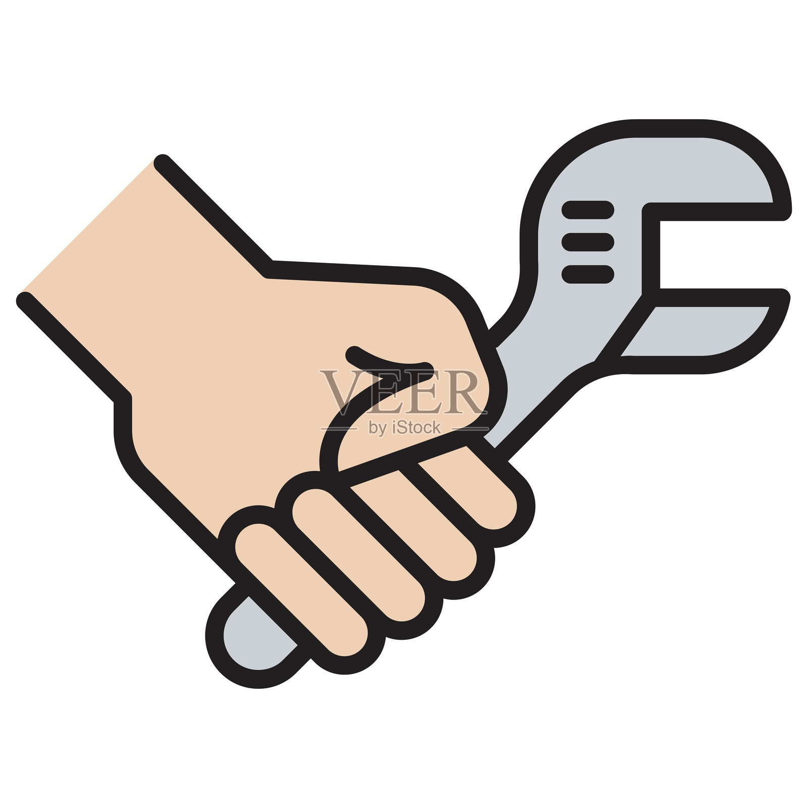 水管工图标插画图片素材