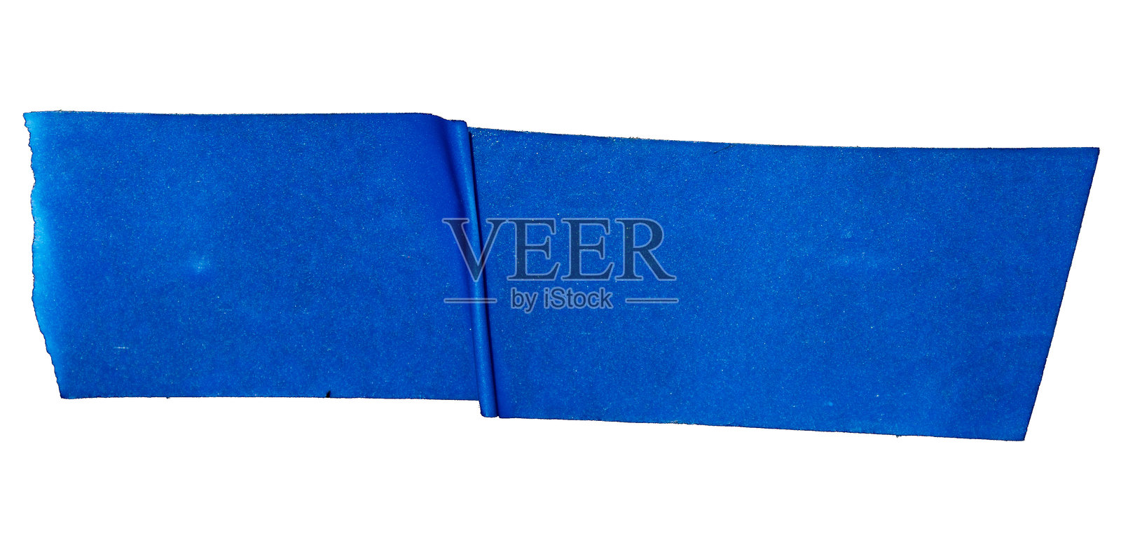 撕裂的纸张和蓝色胶带照片摄影图片