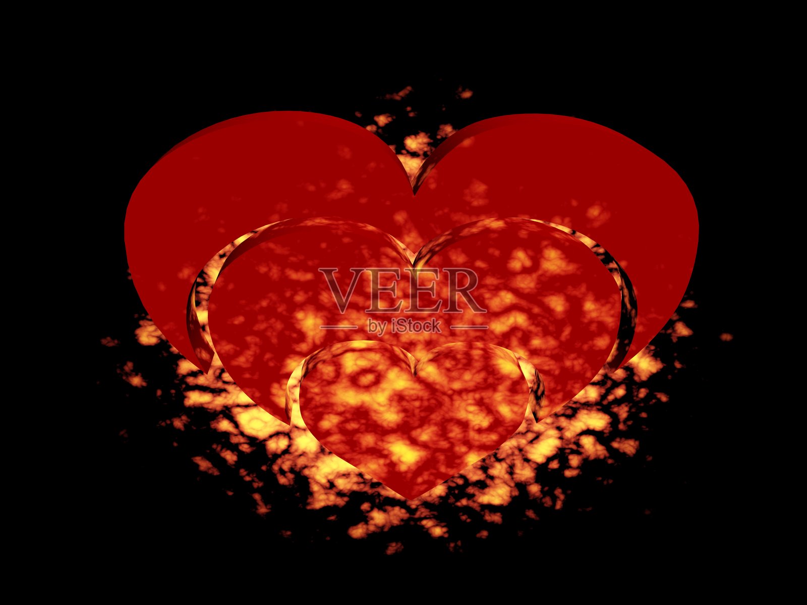 3D我爱你照片摄影图片