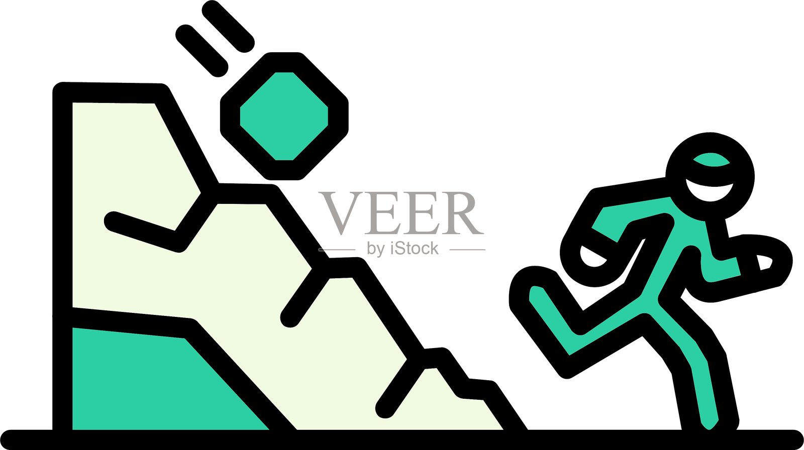 破坏新图标设计创意插画图片素材