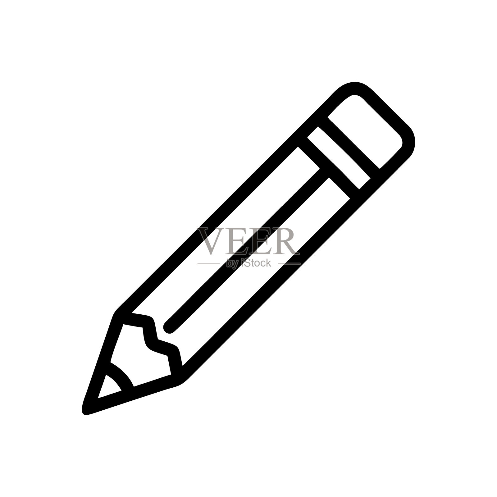 铅笔矢量图标插画图片素材