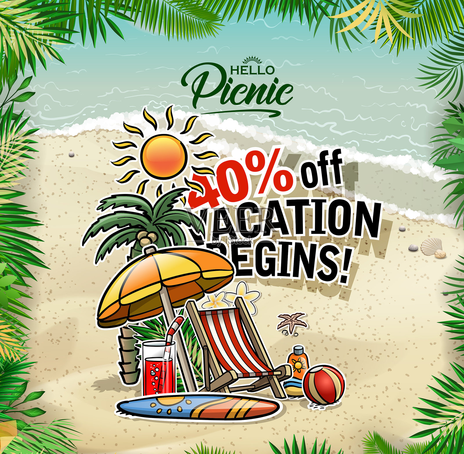 最后一个季节的标志插画图片素材