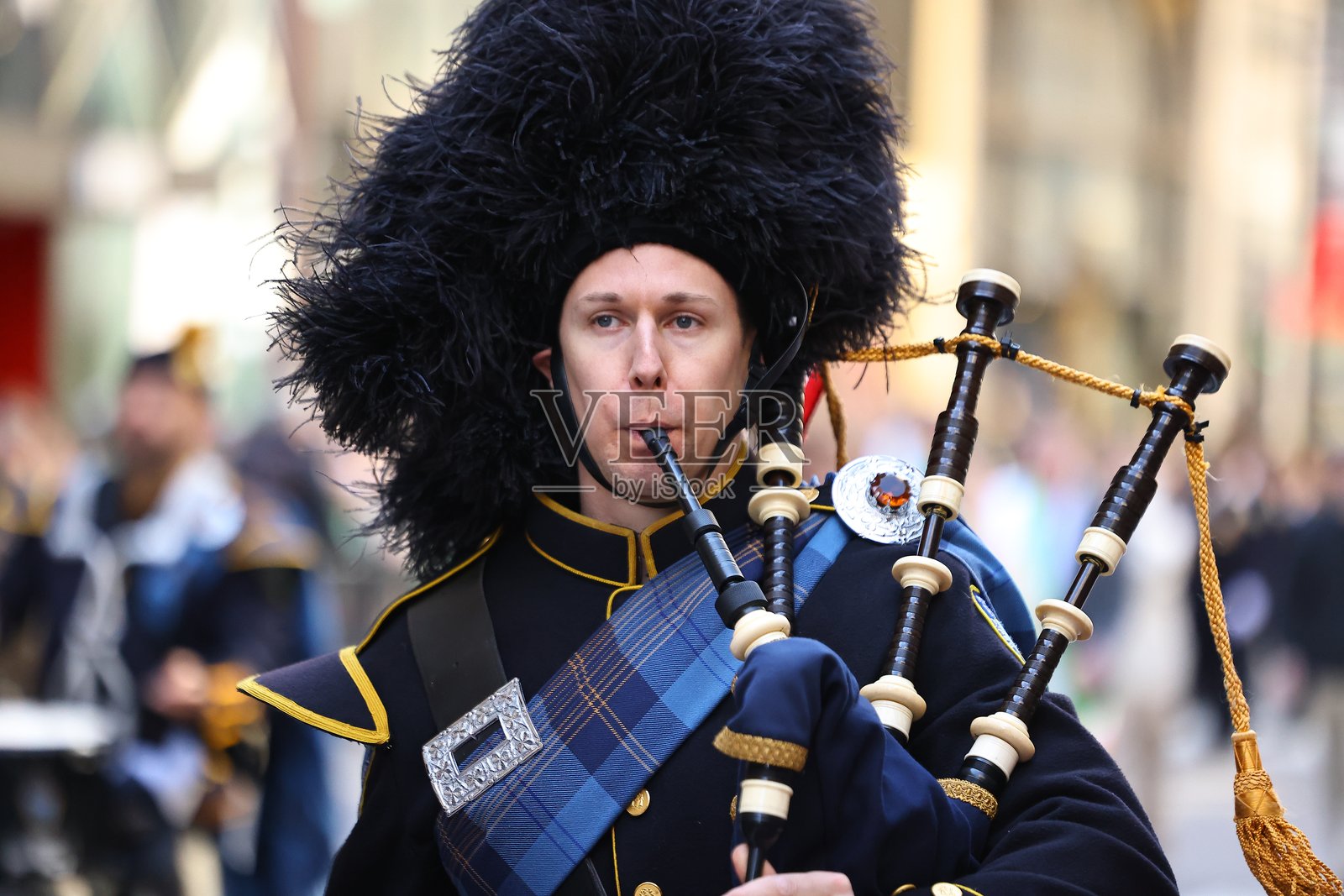 纽约市圣帕特里克节游行照片摄影图片