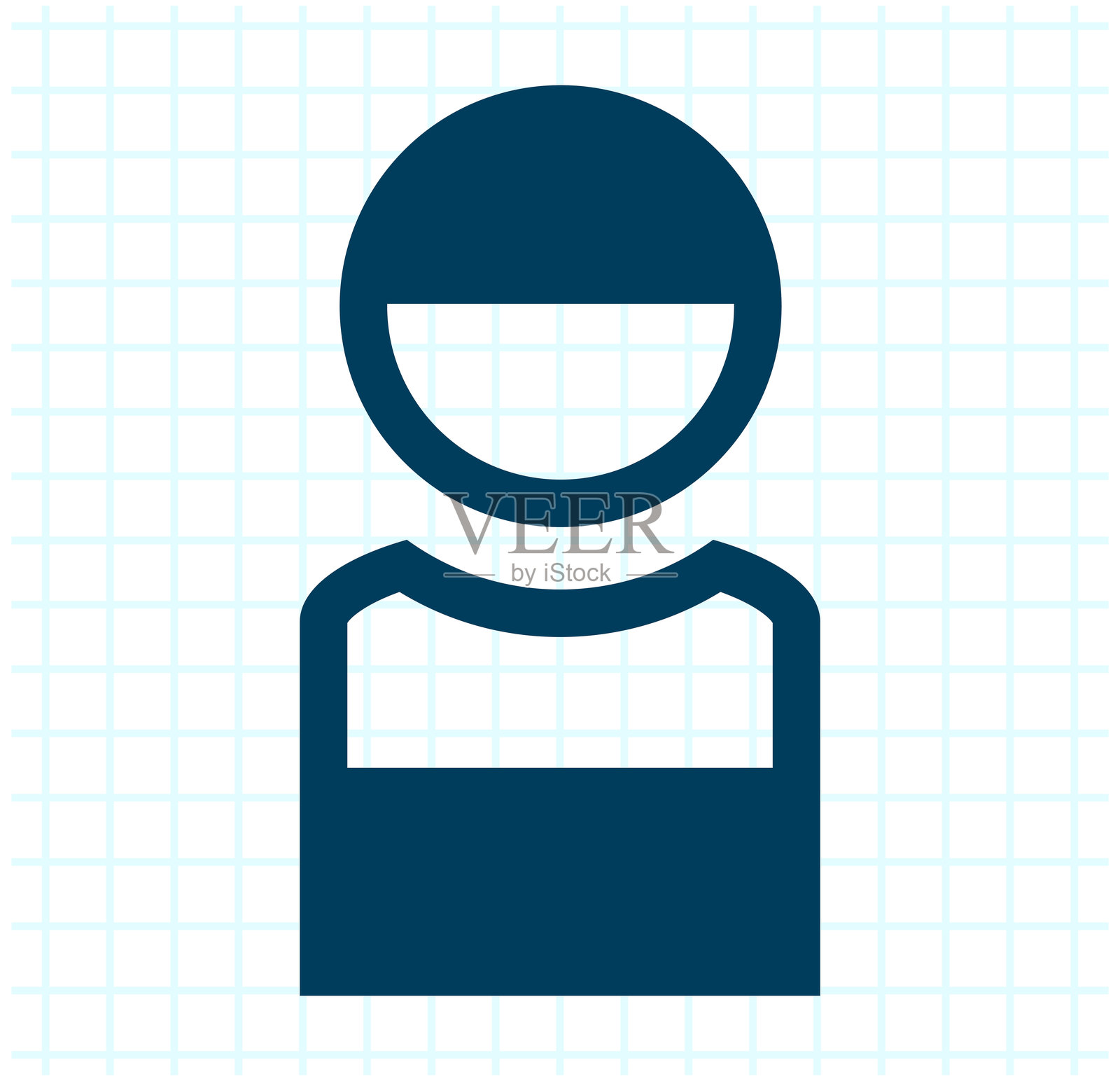 男性头像资料插画图片素材